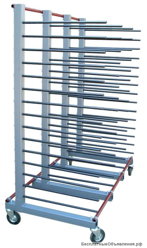 Стеллаж на колесах (стеллаж-тележка)