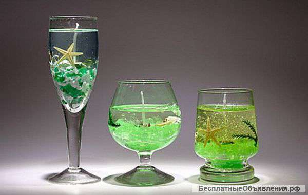 Гелевые свечи и составляющие