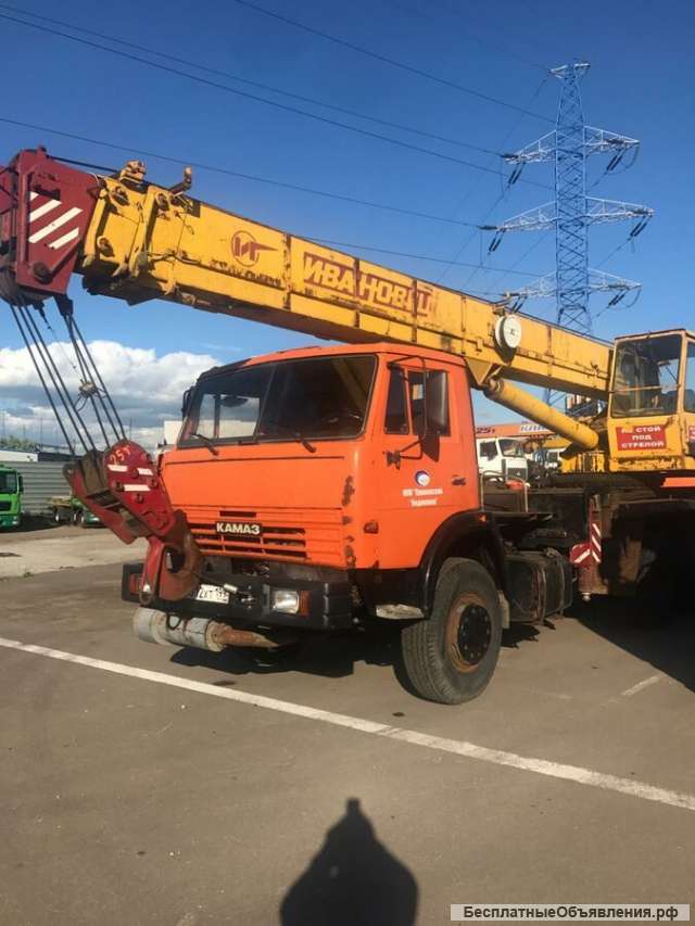 Автокран Ивановец 25 тонн