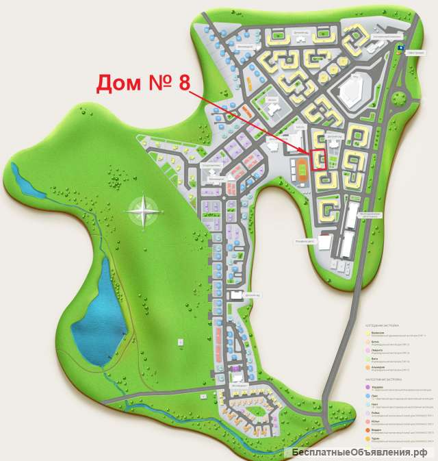 Большая 2 комнатная квартира в ЖК "Ново-никольское", (Московская прописка). Москва