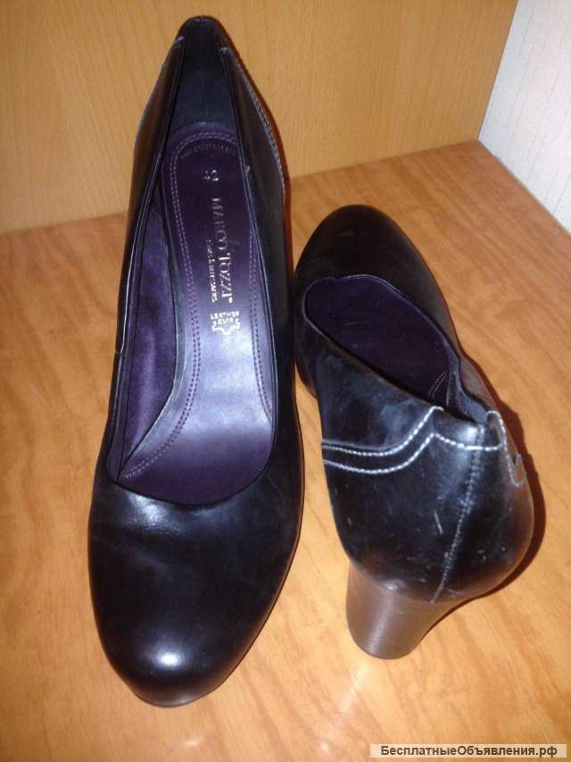 Женские кожаные туфли, размер 42