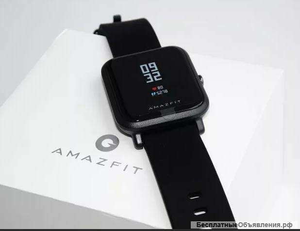 Умные часы Xiaomi Amazfit Bip, темный