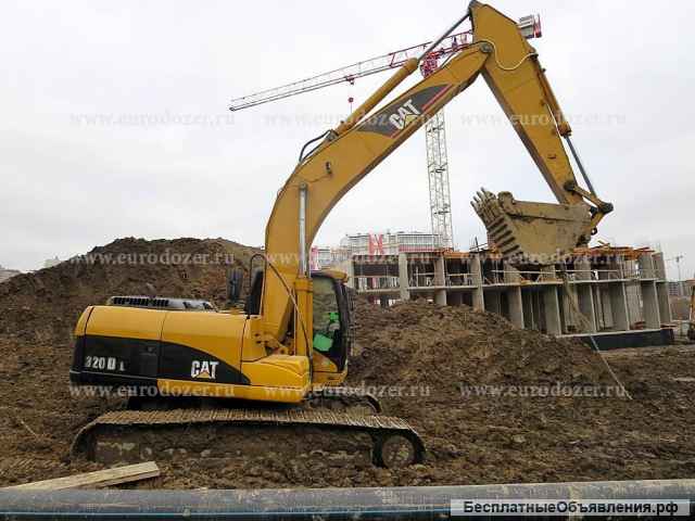 Гусеничный экскаватор CAT 320, 2007 г
