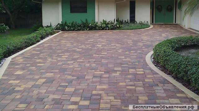 Укладка тротуарной плитки