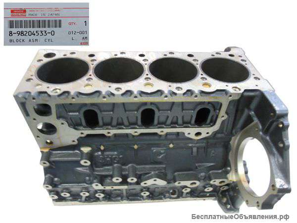 Блок цилиндров 4HK1, 4HG1-t, 4HE1 на Isuzu/Богдан