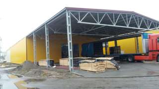 Стандартні та нестандартні каркасні ангари