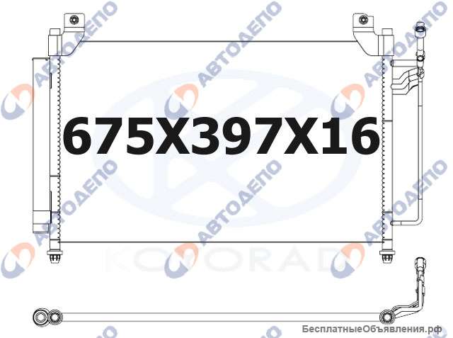 Радиатор кондиционера MAZDA CX-7 2006
