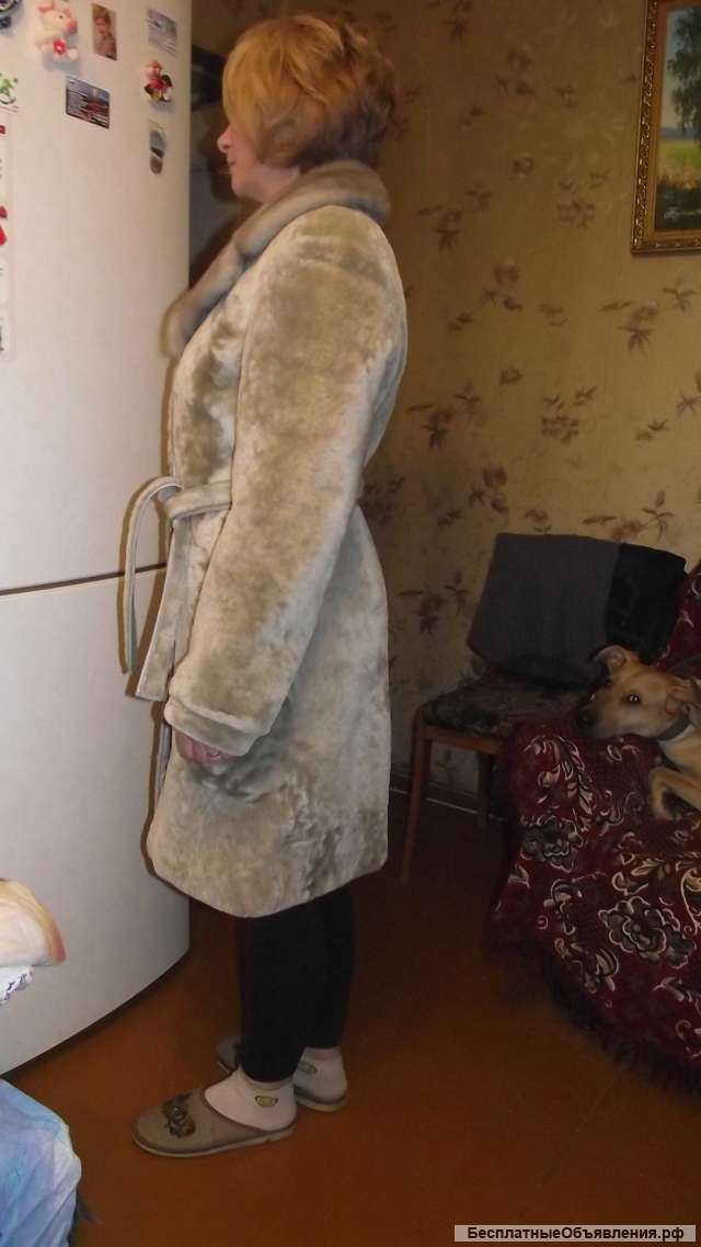 Шуба натуральная мутоновая