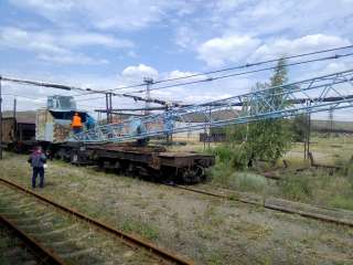 Железнодорожный кран ЕДК 80/3