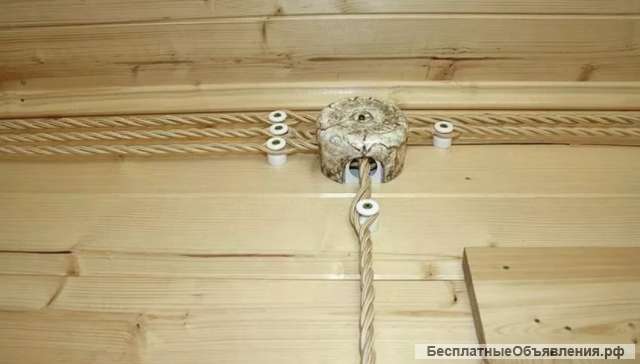 Электропроводка в ретро стиле