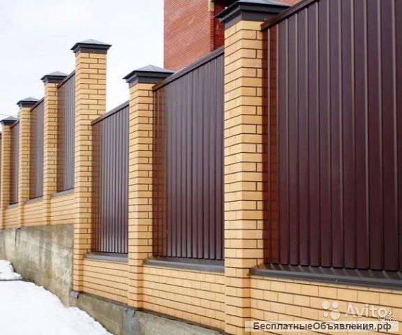 Профессиональная установка заборов