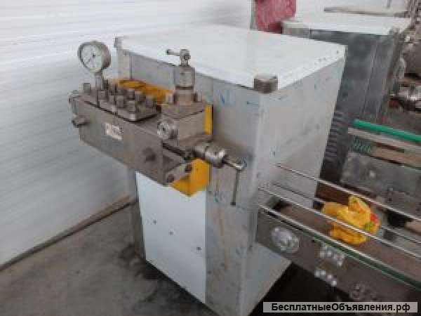 Гомогенизатор, пр-ть — 1250 л/час