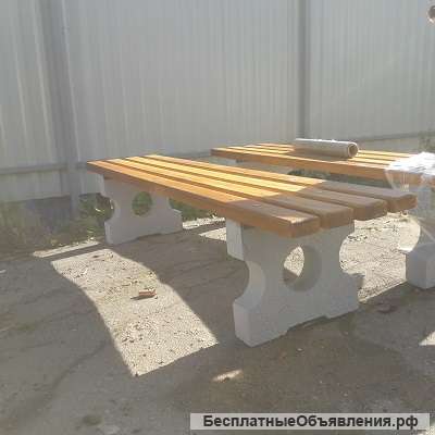 Скамья парковая без спинки SP-06