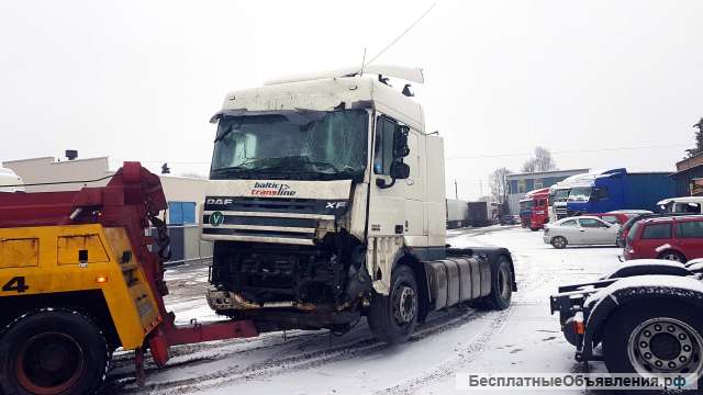 Разбор DAF XF105, 2016, белый, Разбор ДАФ XF Euro6
