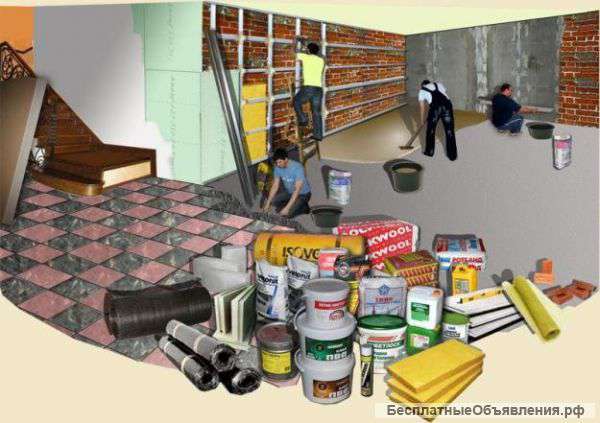 Отделочные материалы, гипсокартон