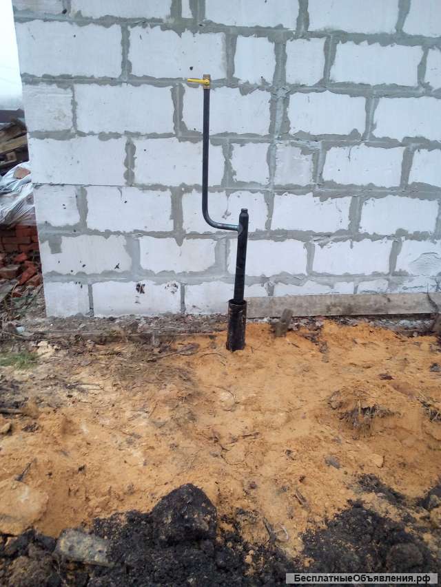 Строительство газопровода