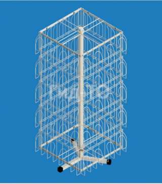 Стойка вращающаяся настольная 80 прижимных карманов