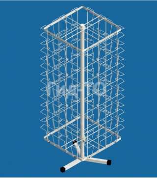 Стойка вращающаяся настольная под открытки А5 (56 карманов)