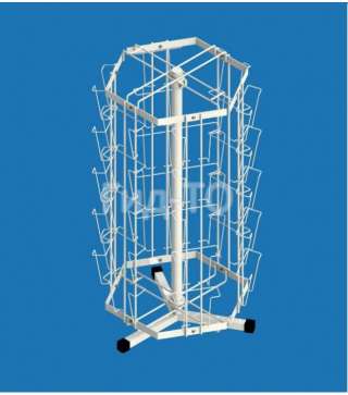 Стойка настольная вращающаяся под открытки А6 (30 ячеек)