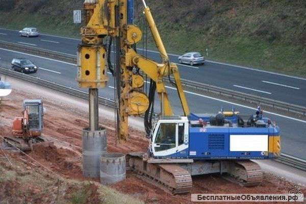 Буровые работы. Бурение под сваи.