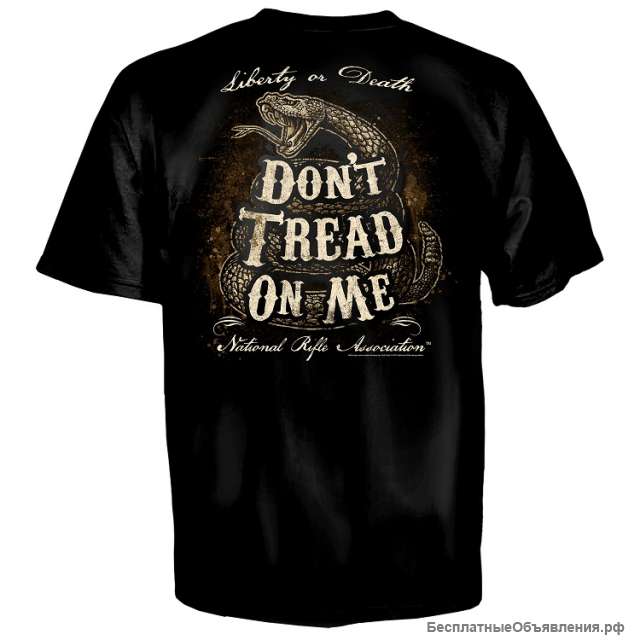 Футболка NRA Snake Liberty or Death
