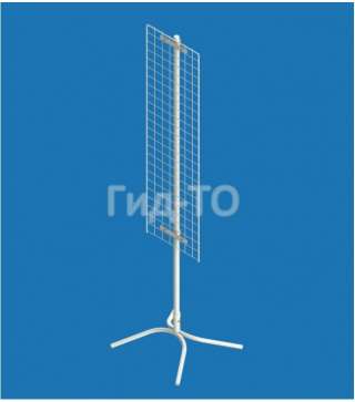 Стойка напольная прямая с сеткой (1200х350 мм)