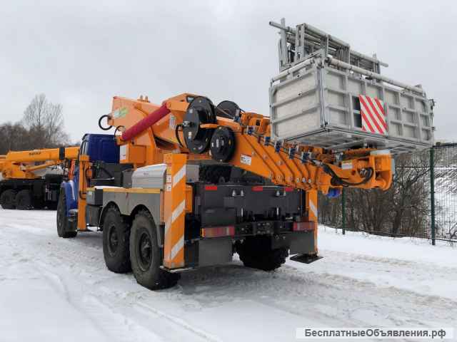 Автовышка 45 метров на шасси УРАЛ NEXT
