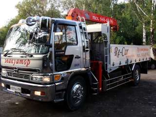 Аренда манипулятора стрела 5 т, борт 8 т