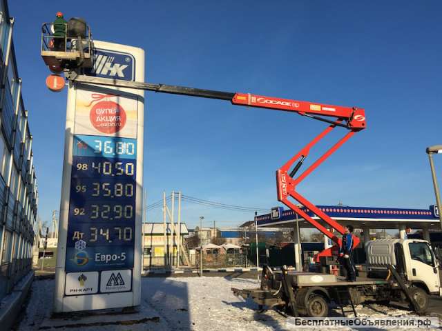 Аренда автовышки 24 м комбинированная