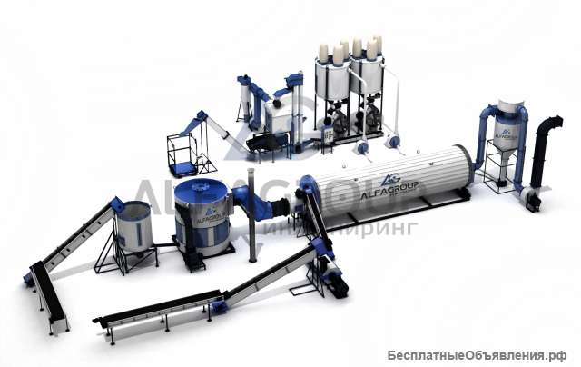 Пеллетный завод. Линия гранулирования.