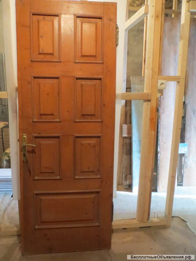 Дверь филенчатая массив сосна