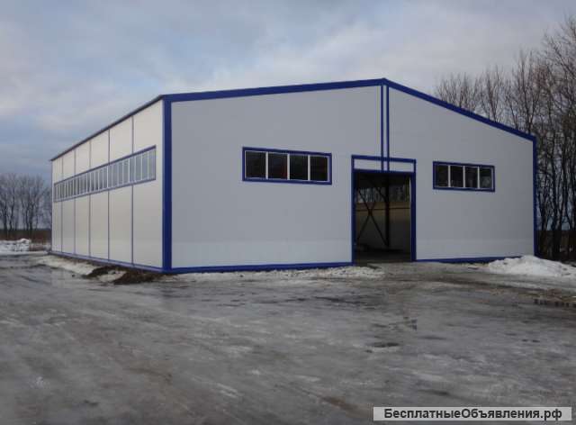 Быстровозводимые здания из металлоконструкций