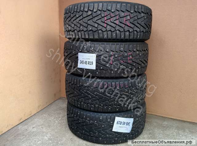 245 45 R19 (+ 275 40 R19) зимние шины 4шт