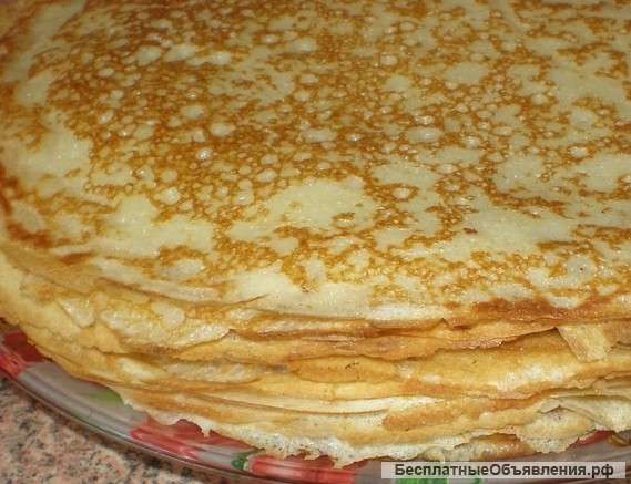 Домашние блины, вареники, лапша
