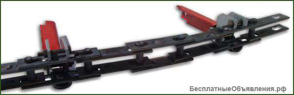 Цепи тяговые вильчатые и пластинчатые