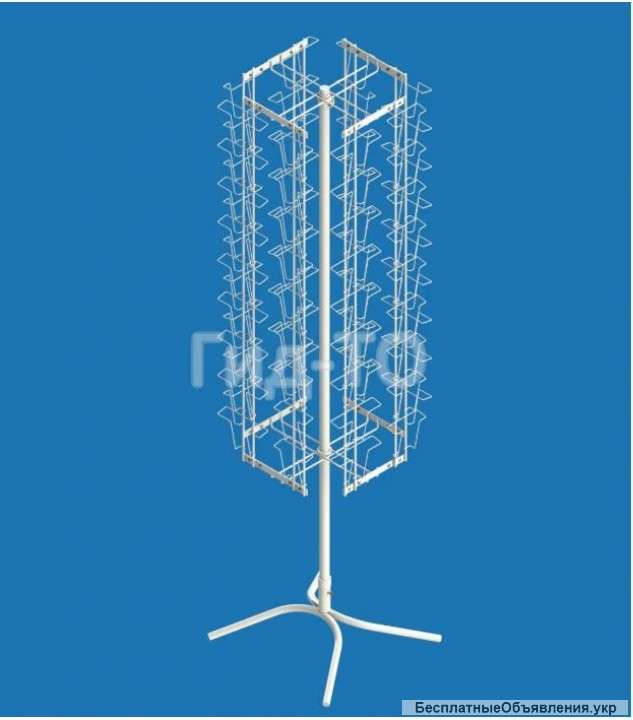 Стойка вращающаяся под открытки А5 и А6 (72 ячейки)