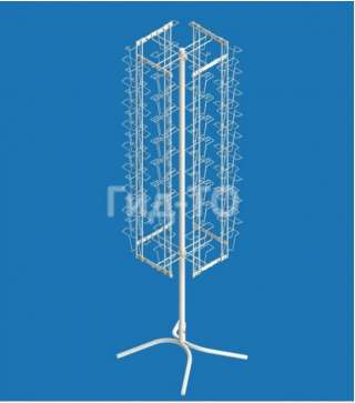 Стойка вращающаяся под открытки А5 и А6 (72 ячейки)