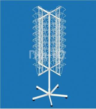 Стойка вращающаяся под открытки А5 и А6 72 ячейки (4-х лучевая)