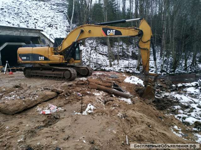 Гусеничный экскаватор cat 320dln аренда