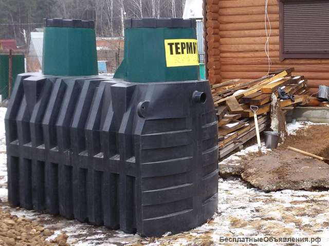 Монтаж Септика Термит Подземная емкость 2.0