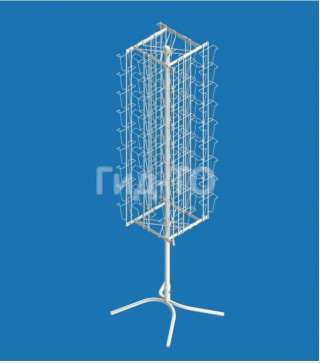 Стойка вращающаяся под открытки А5 и А6 со смещением (72 ячейки)