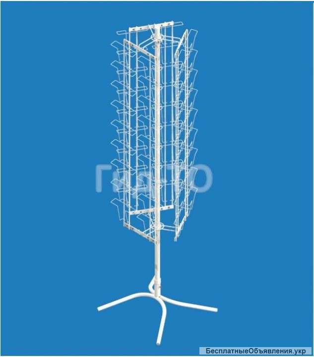 Стойка вращающаяся под открытки А5 (36 ячеек) А4 (8 ячеек)