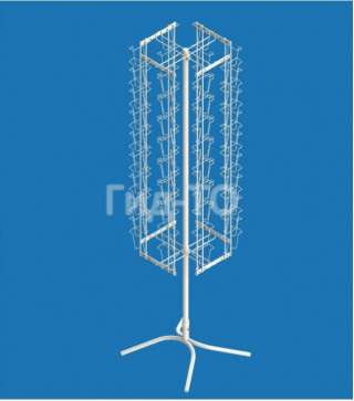 Стойка вращающаяся под открытки А6 (72 ячейки)