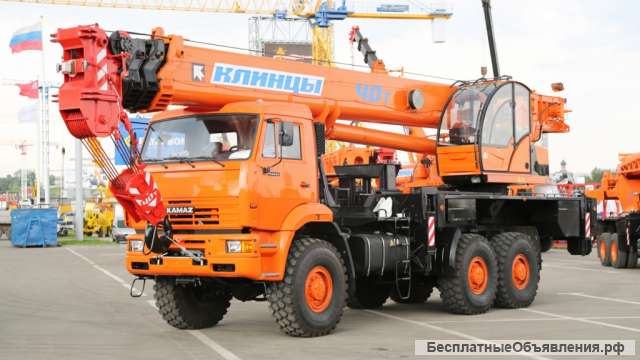 Аренда автокрана 40 тонн