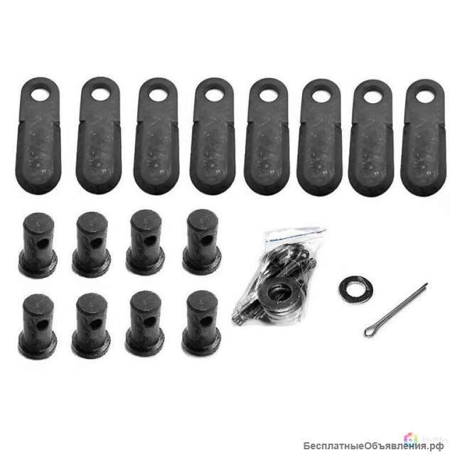 Комплект ножей, пальцев и креплений для роторной косилки заря