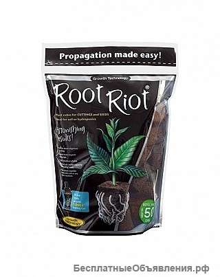 Кубики для укоренения клонекс-Root Riot 100 шт