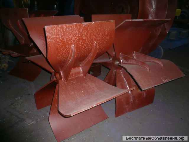 Рабочие колёса к дымососам и вентиляторам