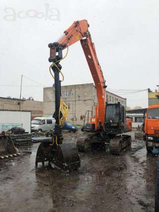 Аренда экскаватора гусеничного с грейфером