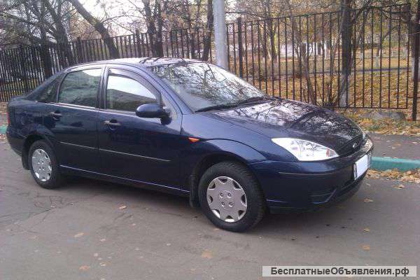 Ford Focus 2004 г/в, синий седан, 98 л.с.