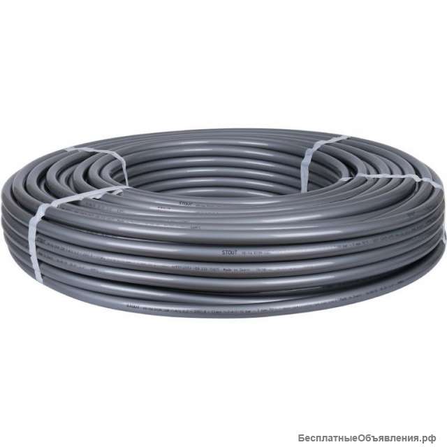 Трубы Серая PE-Xa Stout 16х2,2 бухта 100 м